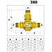 Valvola Anticondensa 3/4'' Kv= 3.9 Per Termostufa Combustibile Solido 55°c - Foto miniatura 3