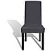 Set 4 Pz Fodera Elastica Per Sedie Antracite - Foto miniatura 2