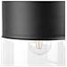 Lampada Da Soffitto Nera In Vetro E Metallo Nero - Jurua - Foto miniatura 10