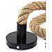 Portalampada Lampadario Sospensione Soffitto Pendente Corda E27 Vintage 1 Mt - Foto miniatura 5