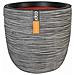Fioriera Nature Rib Rotonda 43x41 cm Antracite KOFZ933 - Foto miniatura 1