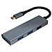 Ak-cbca25-18bk Hub Di Interfaccia Usb 3.2 Gen 1 [3.1 Gen 1] Type-c 5000 Mbit / s Grigio (Ak-cbca25-18bk Usb Type-c 4 Port Hub)  - Foto miniatura 1