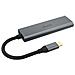 Ak-cbca25-18bk Hub Di Interfaccia Usb 3.2 Gen 1 [3.1 Gen 1] Type-c 5000 Mbit / s Grigio (Ak-cbca25-18bk Usb Type-c 4 Port Hub)  - Foto miniatura 2