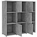 Libreria Grigio Cemento 90x30x90 cm in Legno Multistrato - Foto miniatura 5
