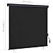 Tenda A Rullo Per Esterni 160x250 Cm Antracite - Foto miniatura 8