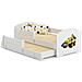 Luk Ii 160x80 Letto Matrimoniale Per Bambini Yellow Excavator - Foto miniatura 1