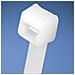 Cable Tie, 7.4"L (188mm) , Standard, Nylon, Natural, 100pc, 18,8 cm - Foto miniatura 1