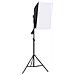 Kit Di Illuminazione Da Studio Con Fondali E Softbox - Foto miniatura 4