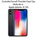 Thunder Custodia Tpu Silicone Cover Case Per Apple Iphone X Xs Black - Foto miniatura 2