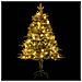 Albero Di Natale Con Led E Pigne Verde 120 Cm In Pvc E Pe - Foto miniatura 3