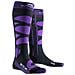 Calze Ski Control 4.0 W Socks Intimo Tecnico Donna - 35-36 Charcoal Melange-purple - Foto miniatura 1