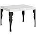 Tavolo Allungabile 80x120/204 Cm Paxon Telaio Antracite - Bianco Frassino - Foto miniatura 1