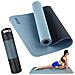 Tappetino Yoga Aerobica Pilates Tappeto Allenamento Fitness Palestra Azzurro Blu - Foto miniatura 1