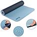 Tappetino Yoga Aerobica Pilates Tappeto Allenamento Fitness Palestra Azzurro Blu - Foto miniatura 4