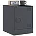 Comodino Antracite 34,5x39x44 cm in Acciaio - Foto miniatura 6
