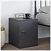 Comodino Antracite 34,5x39x44 cm in Acciaio - Foto miniatura 7