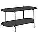 Siliam Tavolino Con 1 Ripiano In Metallo Nero - Foto miniatura 1