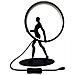 Lampada Led Luce Calda Lume Da Tavolo Scrivania 9 W Scultura Corpo Umano Moderno - Foto miniatura 3