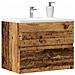 Mobile Da Bagno Legno Antico 60x38,5x45 Cm In Truciolato - Foto miniatura 1