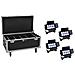 Set 4x Akku Multiflood Ip 8x10w Rgbw Wash Crmx + Case Mit Ladefunktion (20000999) - Foto miniatura 1
