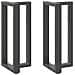 Gambe Tavolo Bar Forma T 2 Pz Antracite 50x35x(90-91)cm Acciaio - Foto miniatura 1