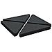 Piastre Per Parasole 4 Pz In Granito Triangolare 14 Kg Nero - Foto miniatura 2