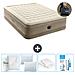 Set Materassino Gonfiabile - 203x152x46 Cm - Beige - Include Accessori Coordinati Cb15 - Foto miniatura 1