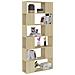 Lusso Casadino -  Libreria/divisorio Rovere Sonoma 80x24x186 Cm In Truciolato - Foto miniatura 4