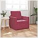Divano letto 2-in-1 Rosso Vino 74x77x81 cm in Velluto - Foto miniatura 2