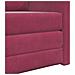 Divano letto 2-in-1 Rosso Vino 74x77x81 cm in Velluto - Foto miniatura 9