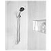Kit Doccia Con Soffione E Flessibile Ichma 5 Funzioni Argento - Foto miniatura 1