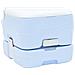 Toilette da Campeggio 2 pcs Blu e Bianco 50.5 x 33 x 103 cm - Foto miniatura 5