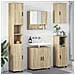 Set di mobili per il bagno 5 pcs rovere sonoma 61 x 35 x 64 cm - Foto miniatura 2