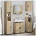 Set di mobili per il bagno 5 pcs rovere sonoma 61 x 35 x 64 cm - Foto miniatura 4
