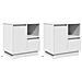 Armadio da Notte con cassetto 2 pcs Bianco 50 x 34.5 x 50 cm. - Foto miniatura 1