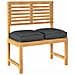 Cuscino per seduta pallet 2 pcs Nero 40 x 40 x 8 cm - Foto miniatura 3