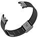 Cinturino In Metallo Compatibile Con Xiaomi Mi Band 8/9/10 - Chiusura In Stile Ufficiale Black - Foto miniatura 2