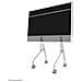 FL50-515WH1 Carrello Samsung Flip 55-65" - ruotabile - installazione rapida - Foto miniatura 6