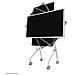 FL50-515WH1 Carrello Samsung Flip 55-65" - ruotabile - installazione rapida - Foto miniatura 7