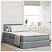 Letto con contenitore e materasso Grigio chiaro 120 x 200 cm - Foto miniatura 2