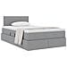 Letto con contenitore e materasso Grigio chiaro 120 x 200 cm - Foto miniatura 3
