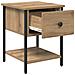 Comodino 2 pcs rovere artigianale 34 x 35,5 x 45 cm - Foto miniatura 5