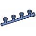 Distributore Pvc 1 Pollice A 4 Vie Per Tubi - Foto miniatura 1