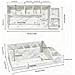 Organizzatore Porta Spazzolini Da Bagno In Silicone 2-in-1 - Contenitore Con Vassoio Di Drenaggio White - Foto miniatura 7