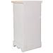 Cassettiera In Legno Bianco 31x26x60h - Foto miniatura 5