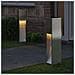 Lucina LED Solare da Percorso 2 pcs Argento - Foto miniatura 3