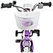 Bicicletta per Bambini 12 Pollici per bambini di 2-4 anni Viola - Foto miniatura 5