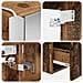 Set di Armadi da Bagno 4 pcs Legno antico Legno ingegnerizzato - Foto miniatura 9