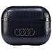 Custodia In Pelle Audi Per Airpods Pro 2 Con Logo, Nera - Foto miniatura 1