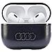 Custodia In Pelle Audi Per Airpods Pro 2 Con Logo, Nera - Foto miniatura 2